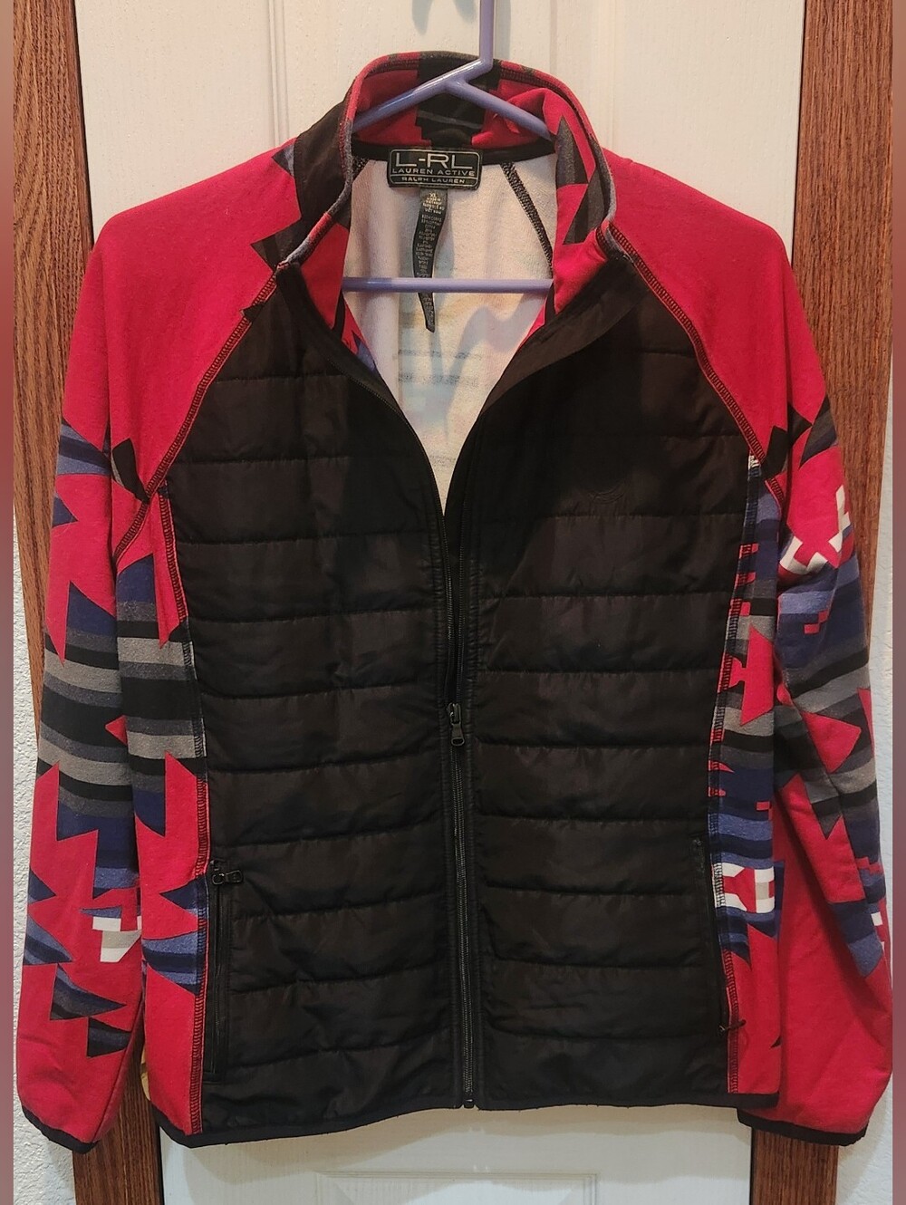 Ralph Lauren L-RL Ralph Lauren Active Aztec Pattern Light Jacket